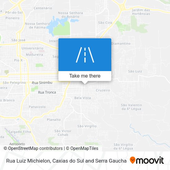 Rua Luiz Michielon map