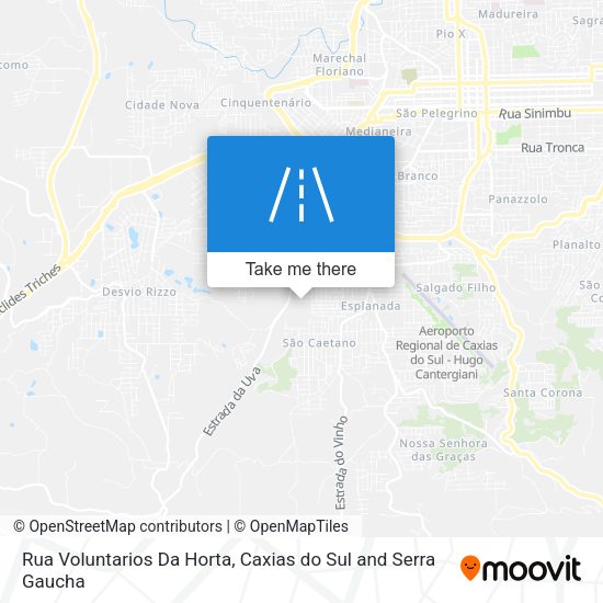 Rua Voluntarios Da Horta map