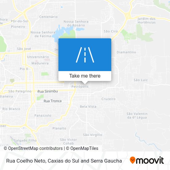 Rua Coelho Neto map