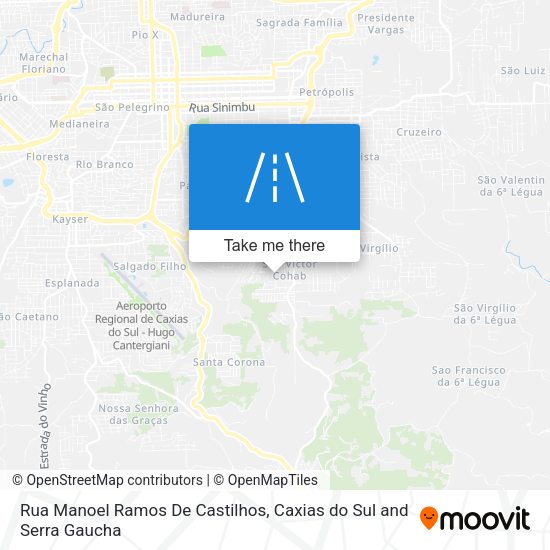 Rua Manoel Ramos De Castilhos map