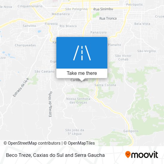Beco Treze map