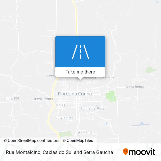 Rua Montalcino map