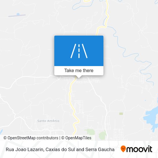 Rua Joao Lazarin map