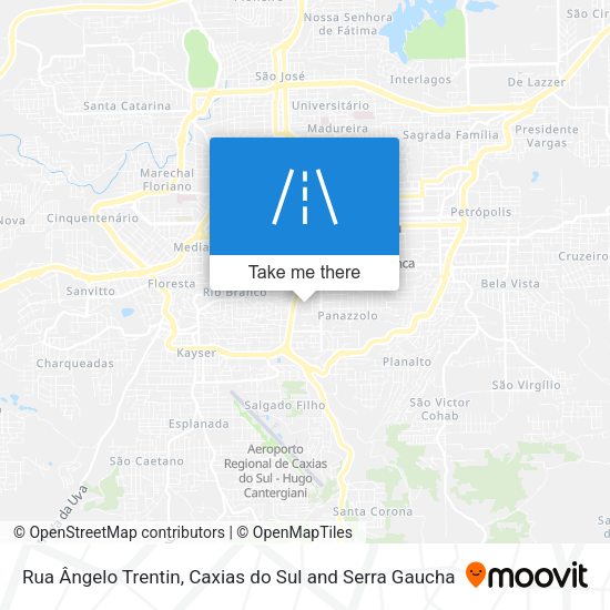 Rua Ângelo Trentin map