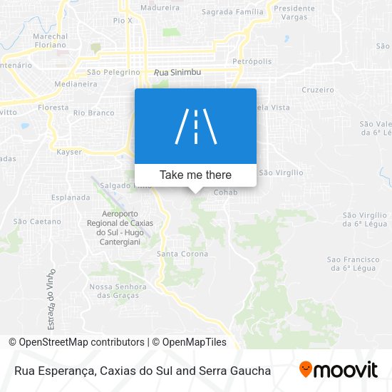 Rua Esperança map