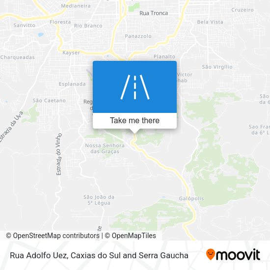 Rua Adolfo Uez map