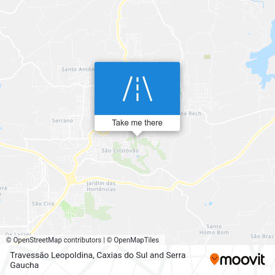 Travessão Leopoldina map