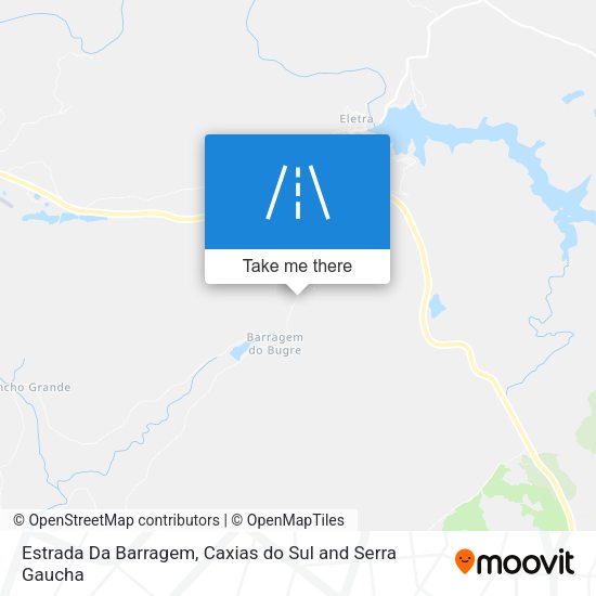 Estrada Da Barragem map