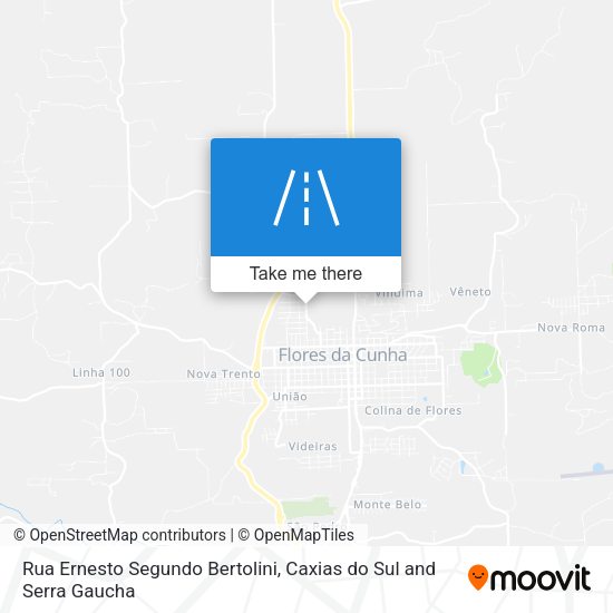 Rua Ernesto Segundo Bertolini map