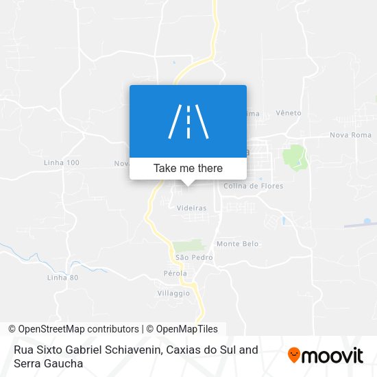 Rua Sixto Gabriel Schiavenin map