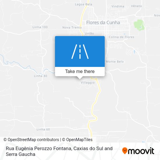 Rua Eugênia Perozzo Fontana map
