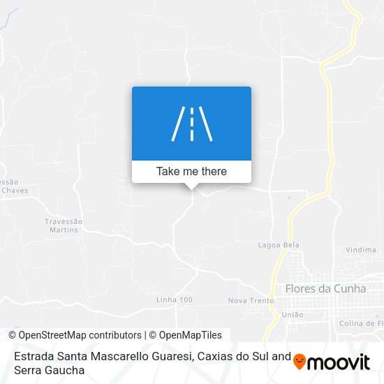 Estrada Santa Mascarello Guaresi map
