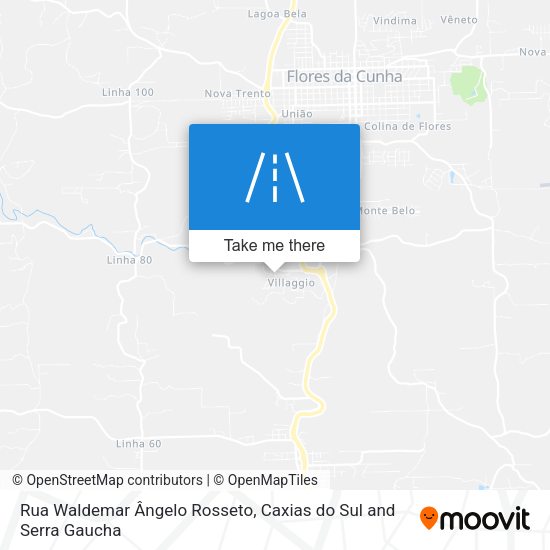 Rua Waldemar Ângelo Rosseto map