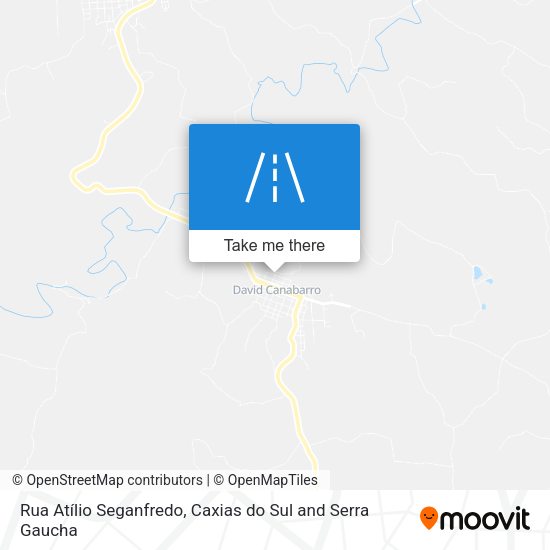 Rua Atílio Seganfredo map