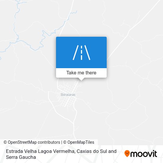 Estrada Velha Lagoa Vermelha map