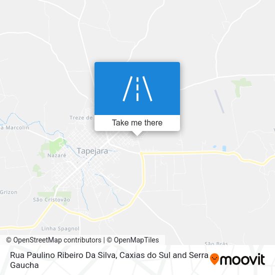 Rua Paulino Ribeiro Da Silva map
