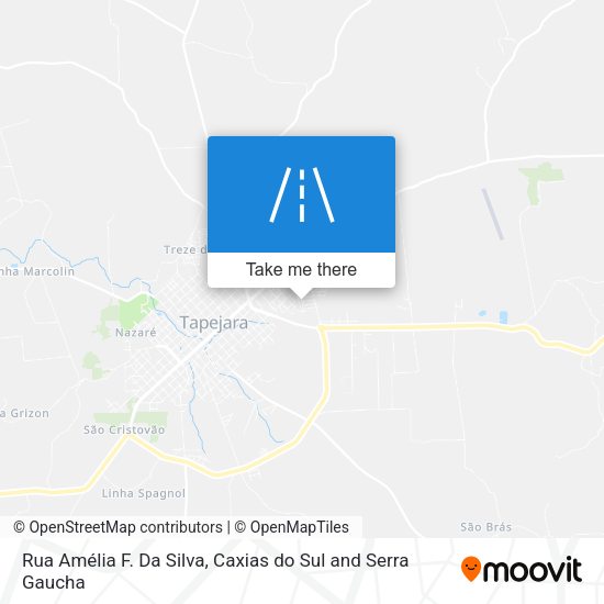 Rua Amélia F. Da Silva map