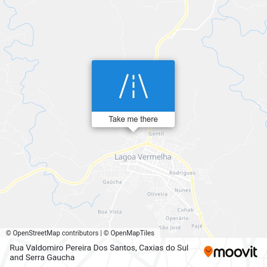 Rua Valdomiro Pereira Dos Santos map