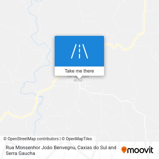 Rua Monsenhor João Benvegnu map