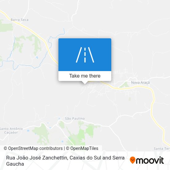 Rua João José Zanchettin map