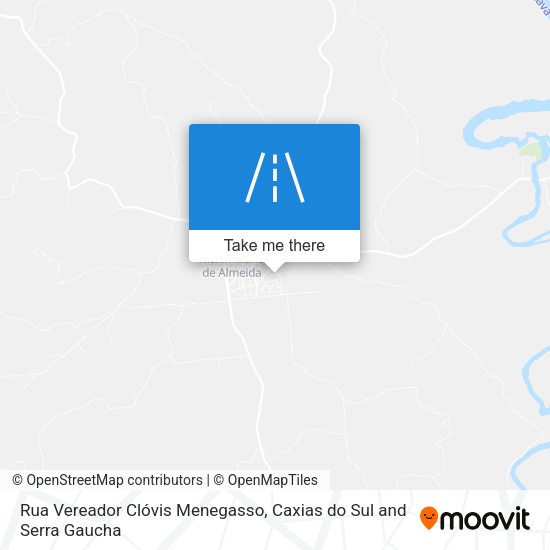 Rua Vereador Clóvis Menegasso map