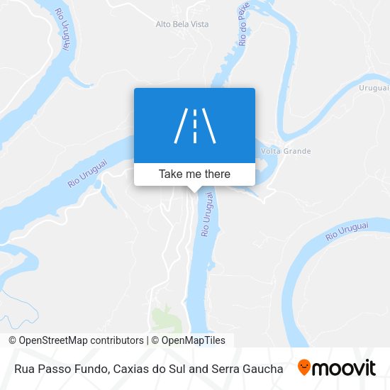 Rua Passo Fundo map