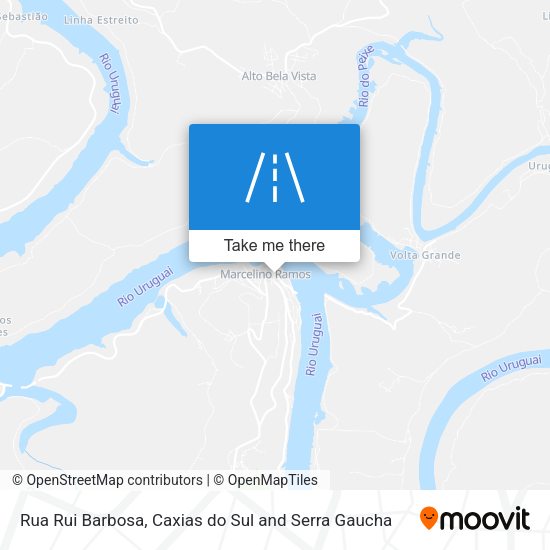 Rua Rui Barbosa map