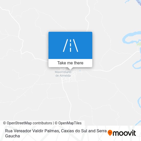 Rua Vereador Valdir Palmas map
