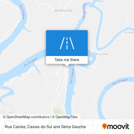 Rua Caxias map