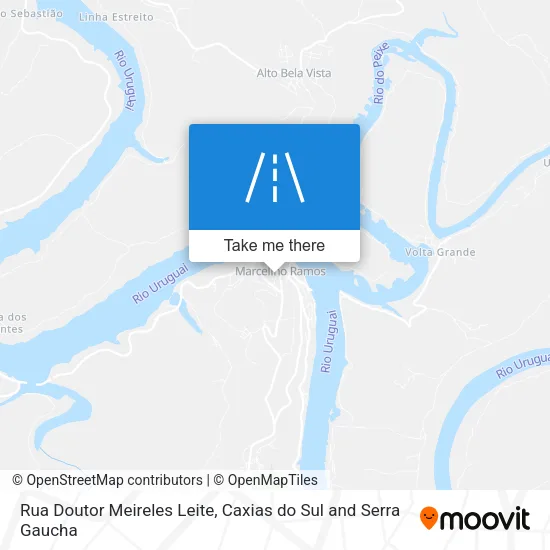 Rua Doutor Meireles Leite map