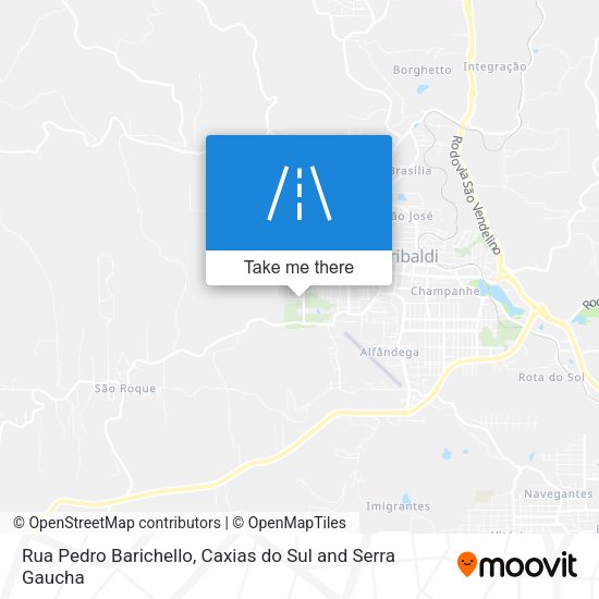 Rua Pedro Barichello map