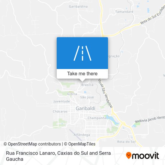 Rua Francisco Lanaro map