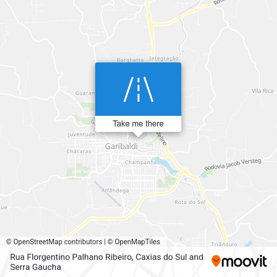 Rua Florgentino Palhano Ribeiro map