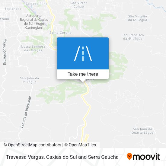 Travessa Vargas map