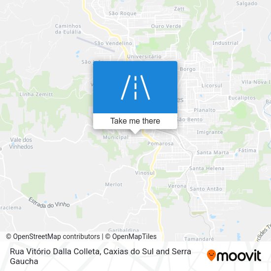 Rua Vitório Dalla Colleta map