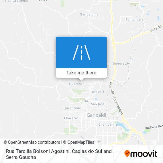Rua Tercilia Bolsoni Agostini map