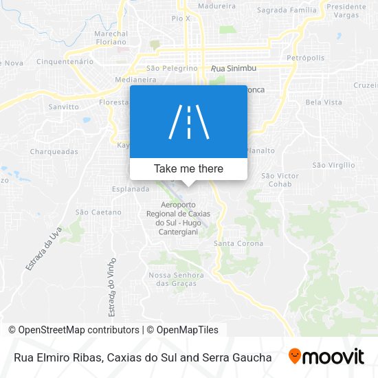 Rua Elmiro Ribas map