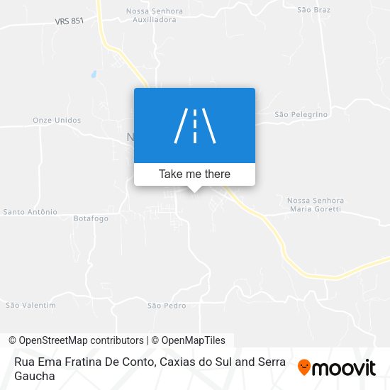 Rua Ema Fratina De Conto map