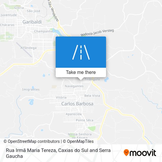 Rua Irmã Maria Tereza map