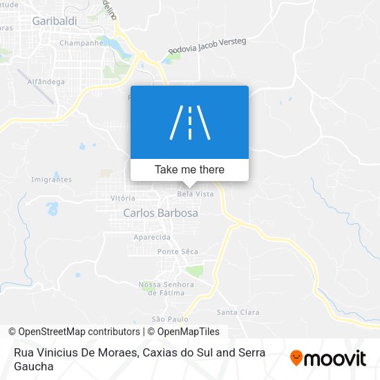 Rua Vinicius De Moraes map