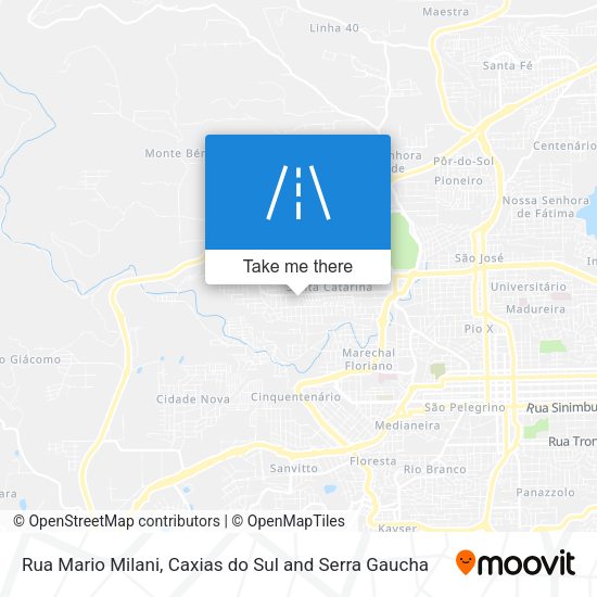 Rua Mario Milani map