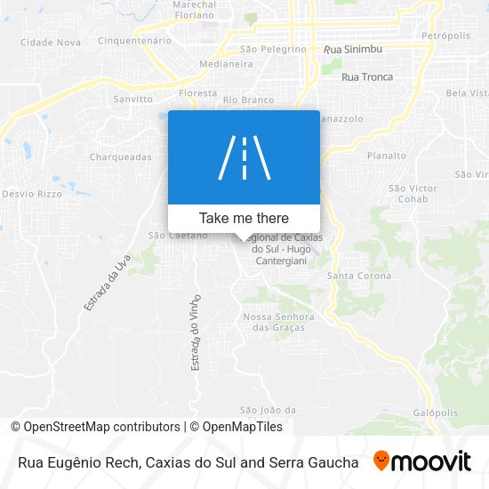 Rua Eugênio Rech map