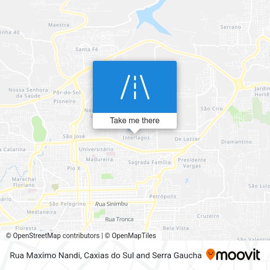 Rua Maximo Nandi map