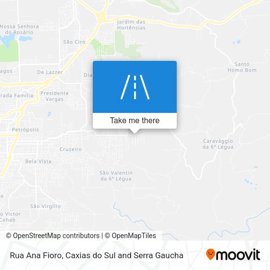 Rua Ana Fioro map