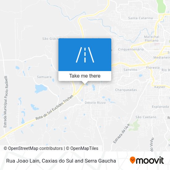 Rua Joao Lain map