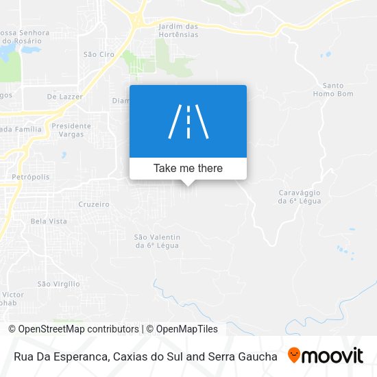 Rua Da Esperanca map