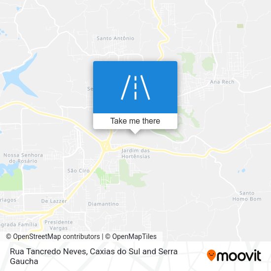 Rua Tancredo Neves map