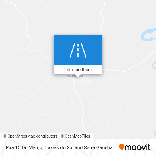 Rua 15 De Março map