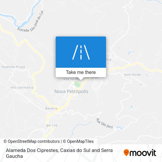Alameda Dos Ciprestes map