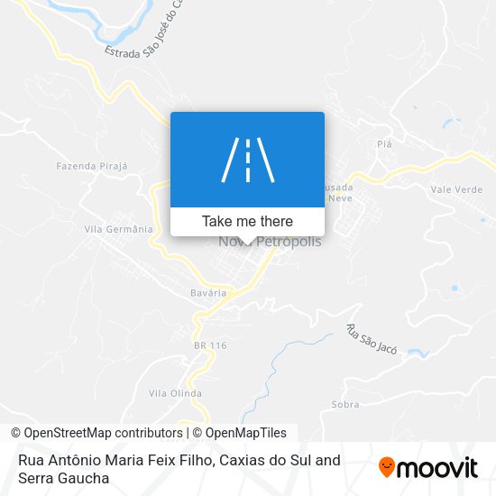 Rua Antônio Maria Feix Filho map